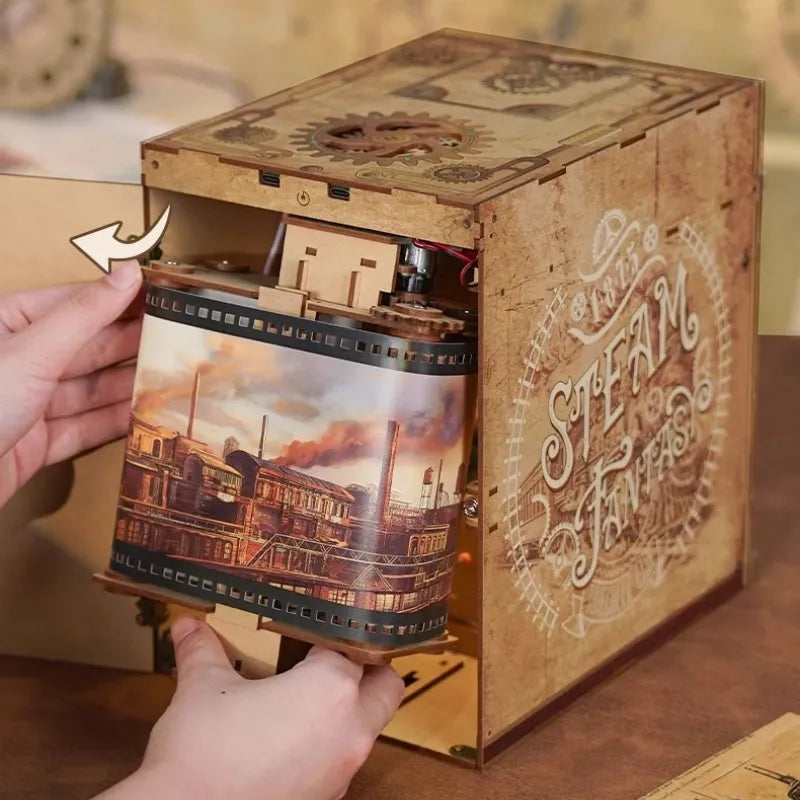 Kit de Book Nook de Fantasía Steampunk