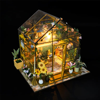 Casa en miniatura - Casa de flores Sunshine