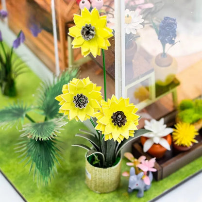 Casa en miniatura - Flor Sunshine
