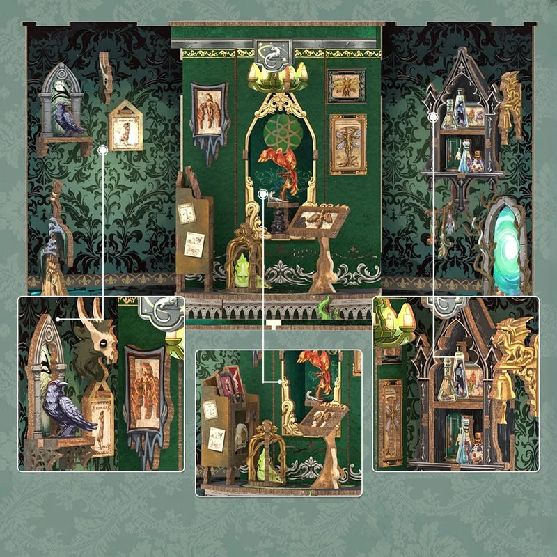 Kit de Book Nook Herbario de la Oscuridad
