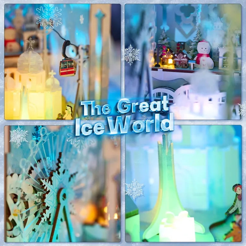 Kit de Book Nook El Gran Mundo de Hielo
