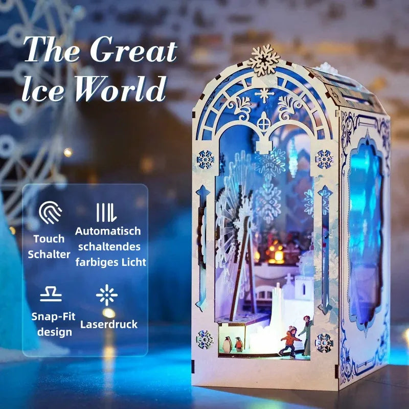 Kit de Book Nook El Gran Mundo de Hielo