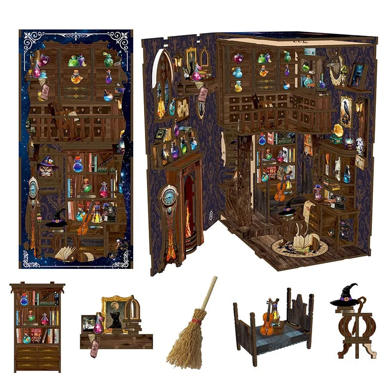 Kit de Book Nook «El estudio mágico»