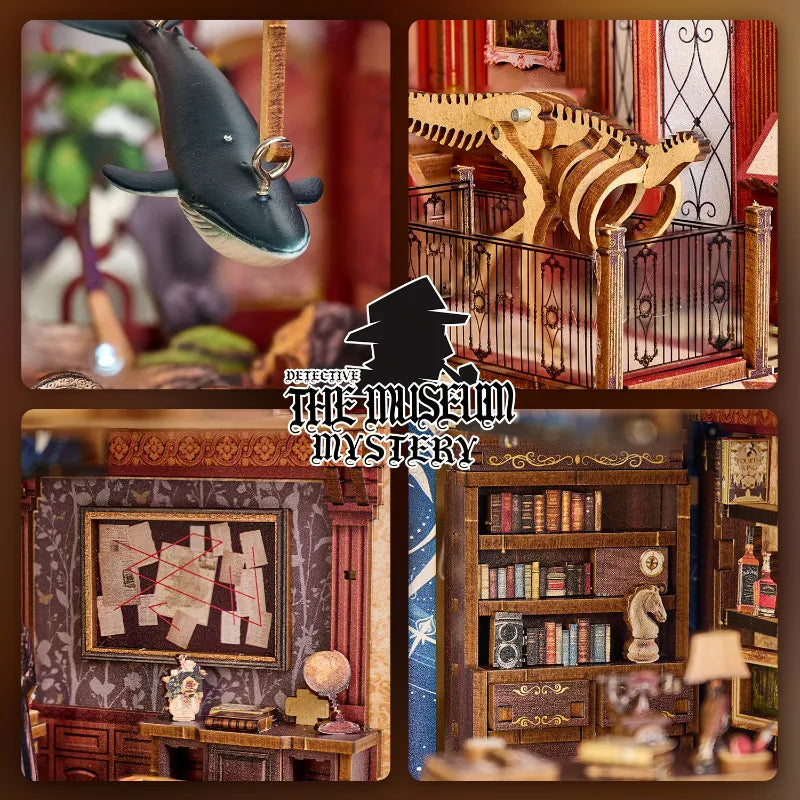Kit de Book Nook El misterio del museo