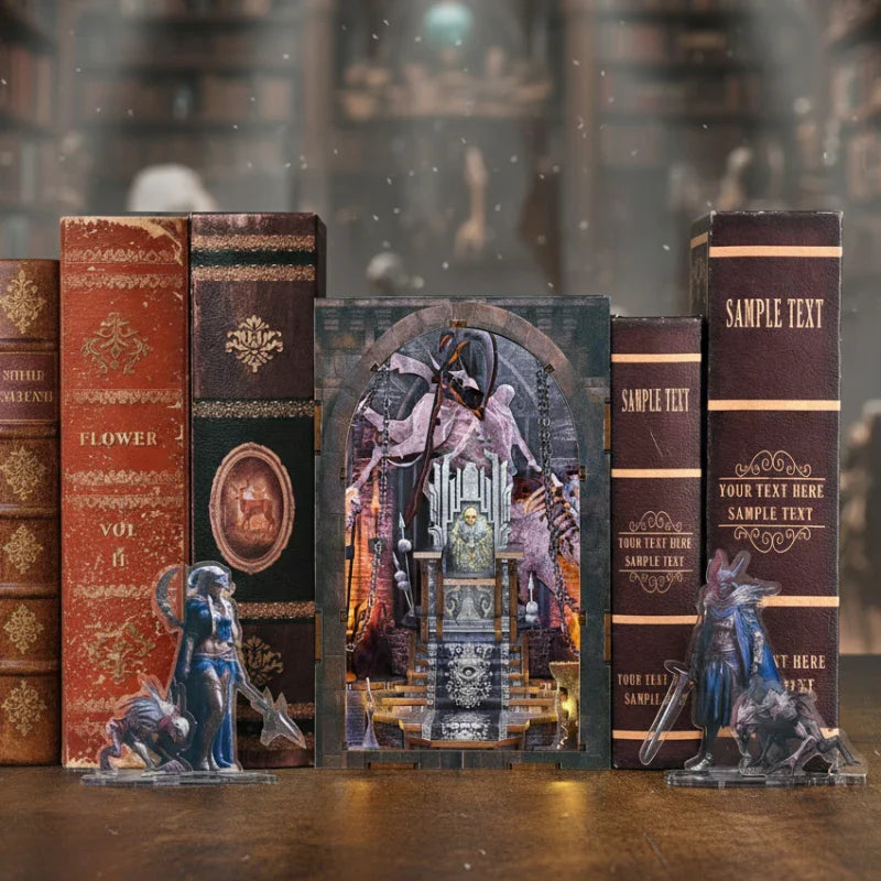 Kit de Book Nook «Trono de Hueso»