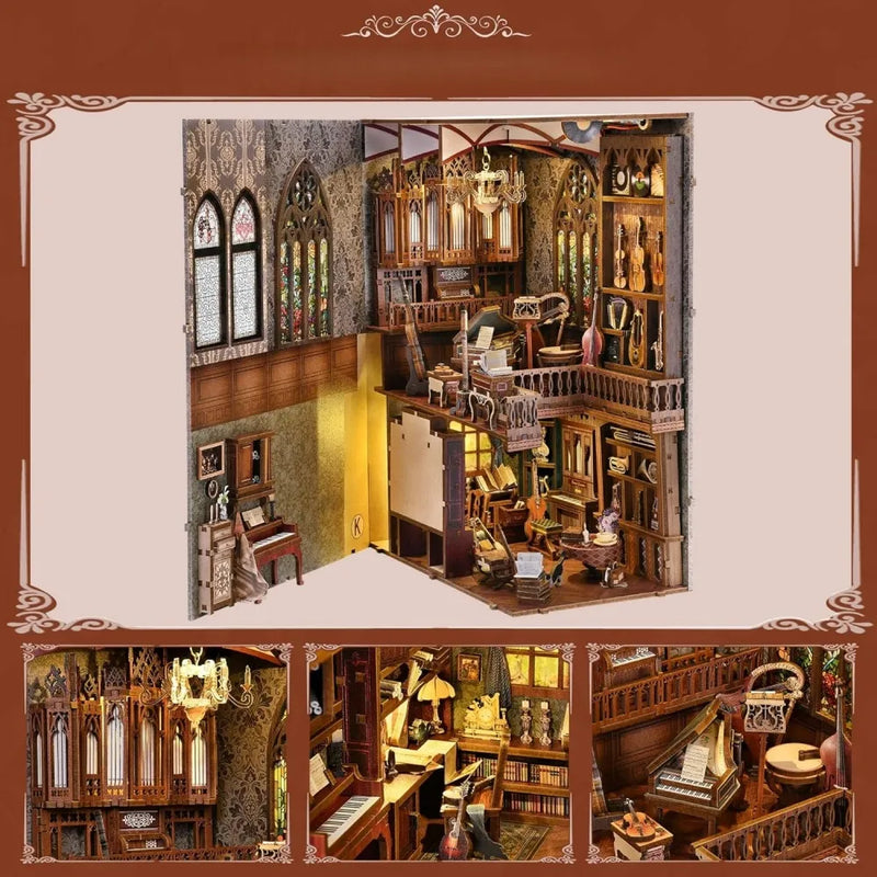 Kit de Book Nook Melodía Atemporal