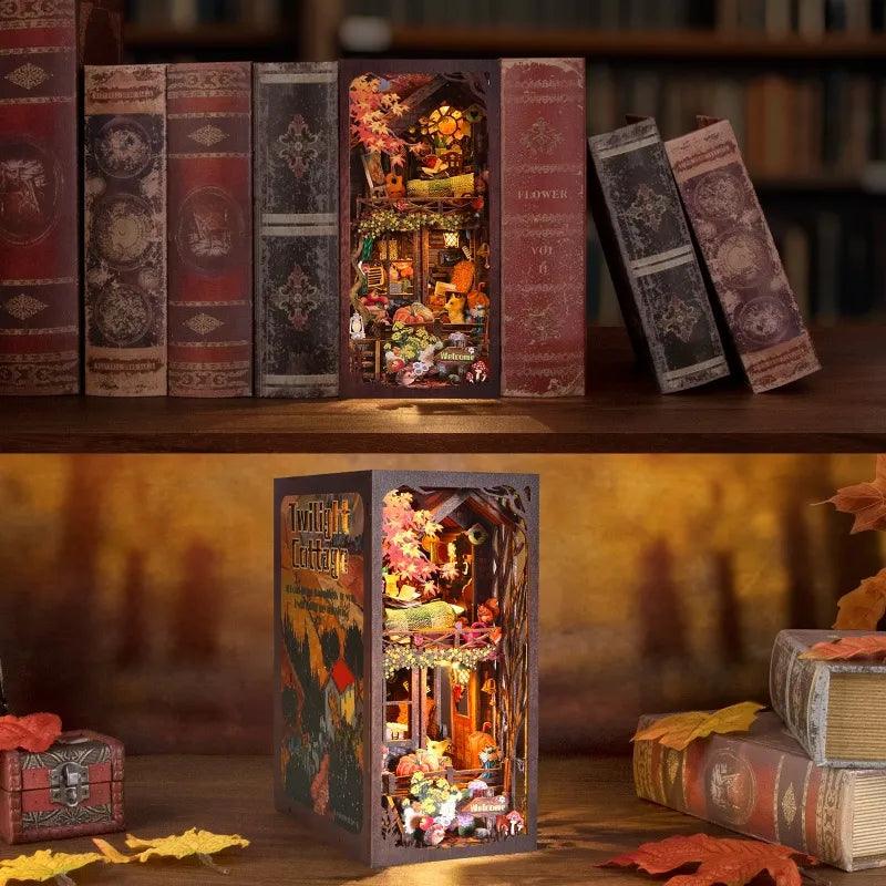 Kit de Book Nook Cabaña Crepuscular