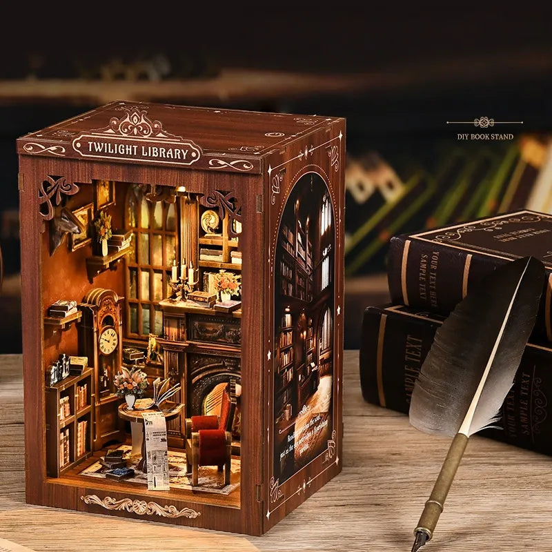Kit de Book Nook de Biblioteca Crepuscular