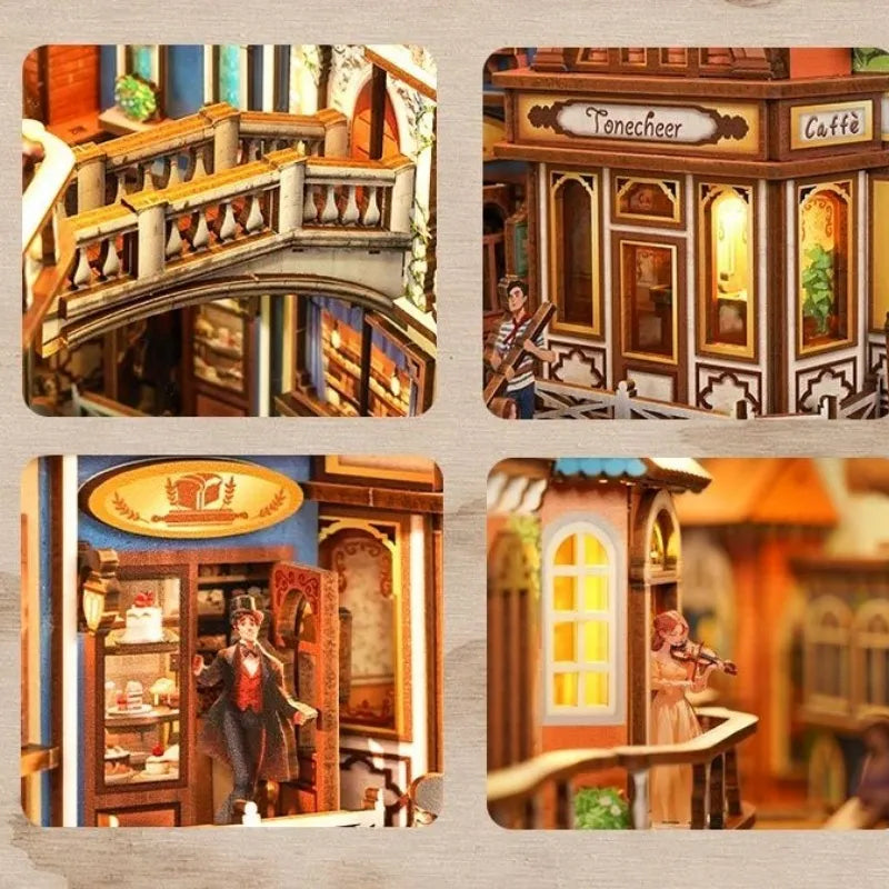 Kit de Book Nook Sueños Venecianos