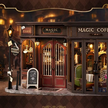 Casa en miniatura - Cafetería vintage