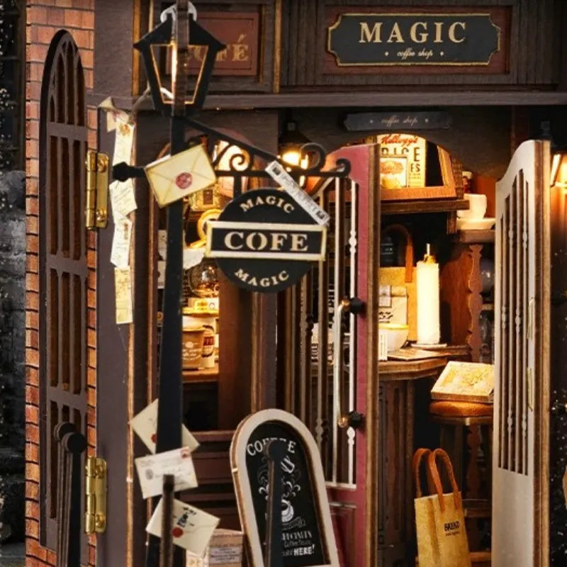 Casa en miniatura - Cafetería vintage