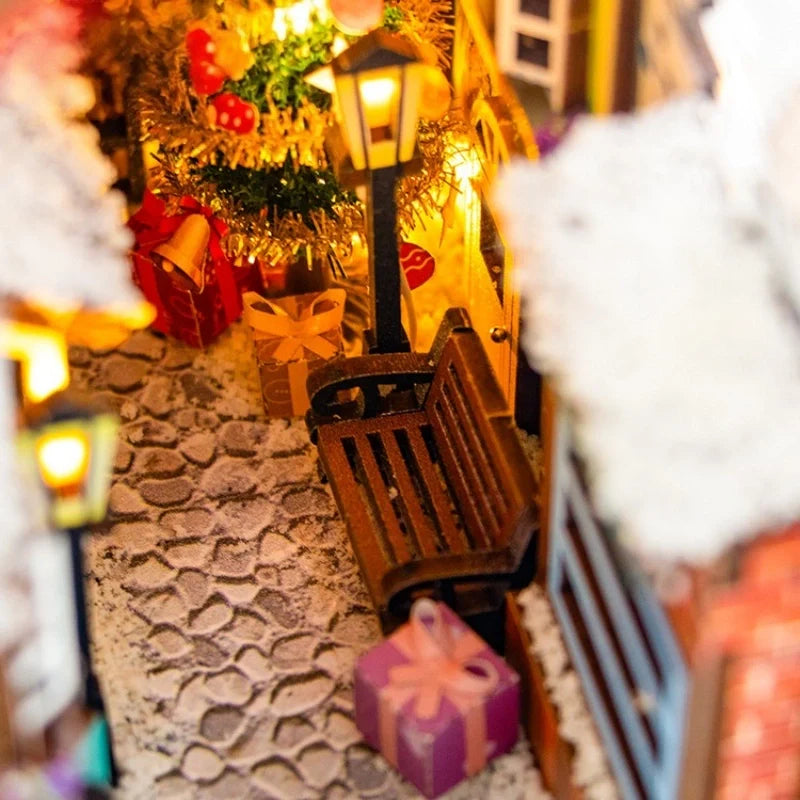 Kit de Book Nook de Invierno y Navidad