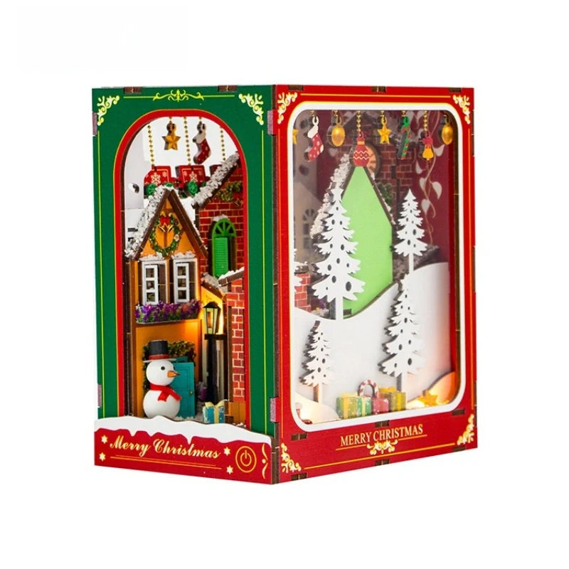 Kit de Book Nook de Invierno y Navidad