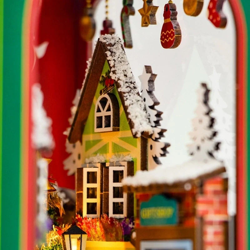 Kit de Book Nook de Invierno y Navidad