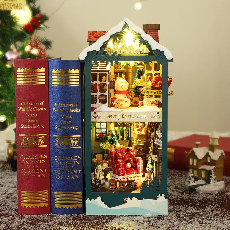 Book Nook - Feliz Navidad | Diorama Navideño