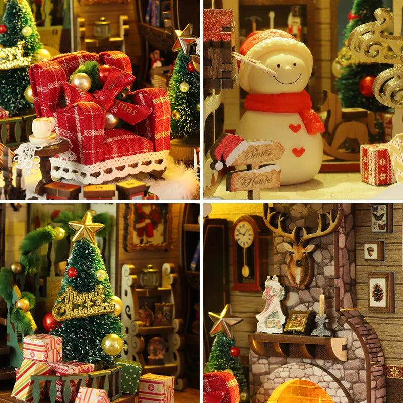 Book Nook - Feliz Navidad | Diorama Navideño