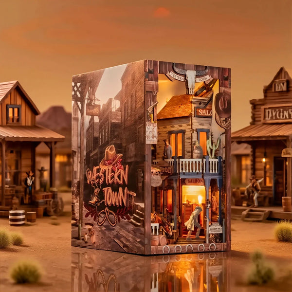 Kit de Book Nook de Pueblo del Oeste