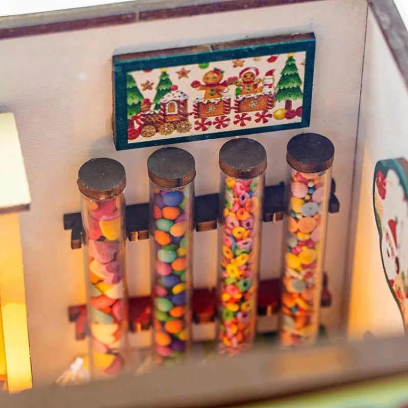 Kit de casa en miniatura de dulce