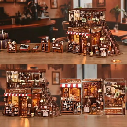 Kit de Casa en miniatura - Corner Dessert House