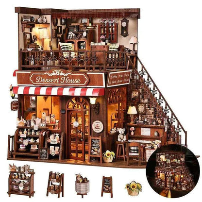 Kit de Casa en miniatura - Corner Dessert House