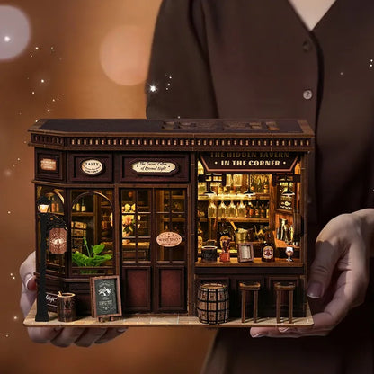 Kit de Casa en Miniatura - Book Nook Corner Tavern
