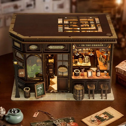 Kit de Casa en Miniatura - Book Nook Corner Tavern