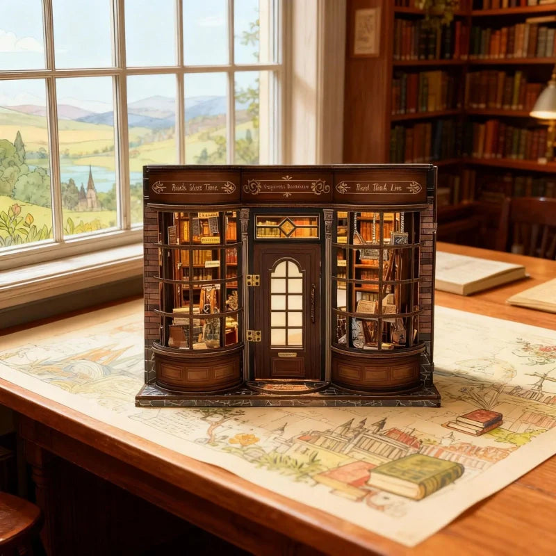 Kit de Casa en Miniatura - Book Nook Hoggor