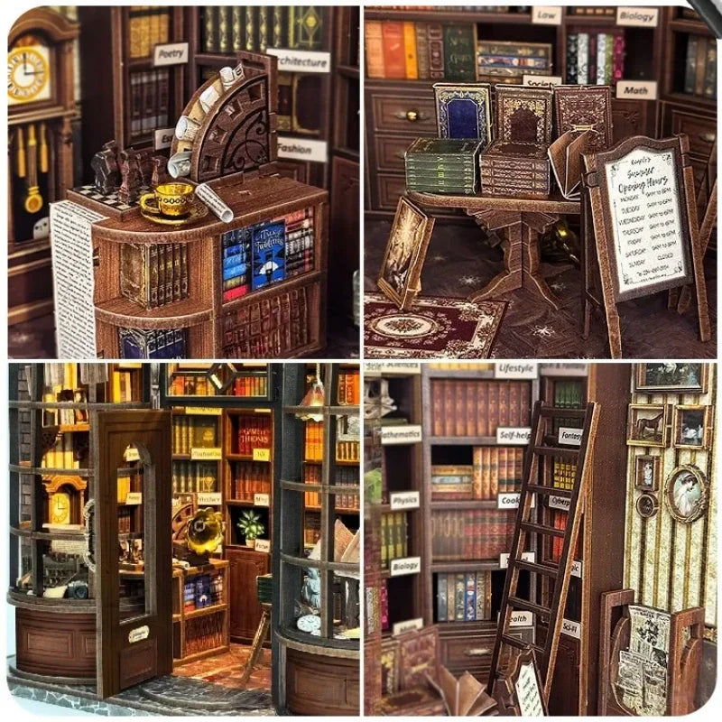 Kit de Casa en Miniatura - Book Nook Hoggor