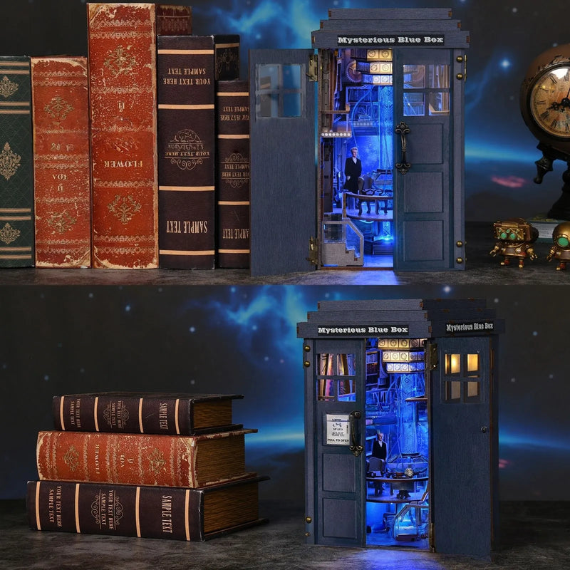 Kit de Book Nook de Cabina Telefónica Misteriosa