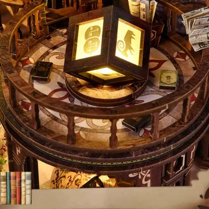 Kit de casa en miniatura - Salón de libros soñador