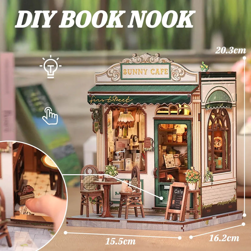 Kit de casa en miniatura Sunny Cafe