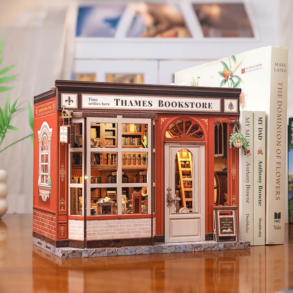 Kit de casa en miniatura Thames Bookstore