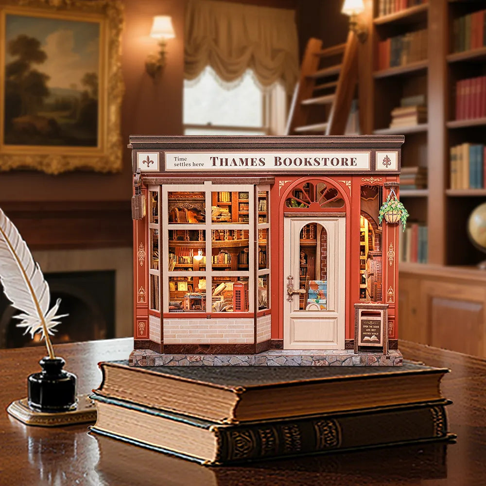 Kit de casa en miniatura Thames Bookstore