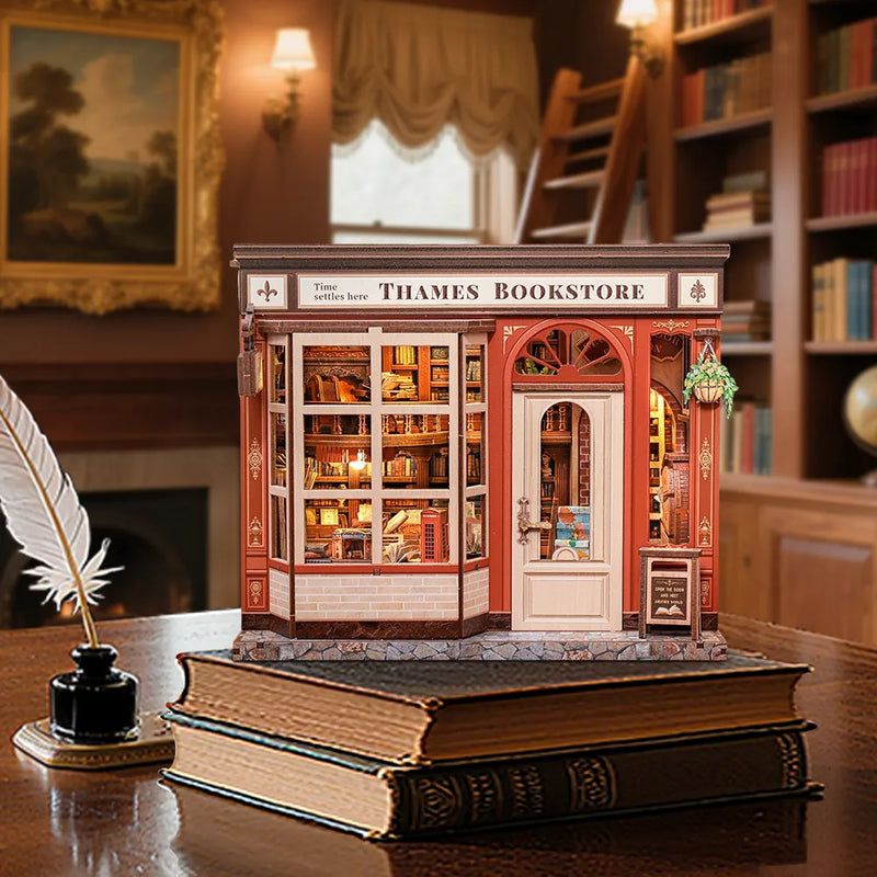 Kit de casa en miniatura Thames Bookstore