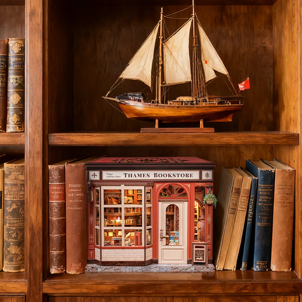 Kit de casa en miniatura Thames Bookstore
