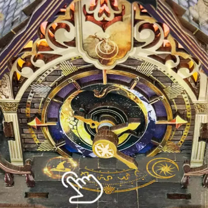 Kit de Casa en Miniatura - Club Time Magic | Rompecabezas de Madera 3D