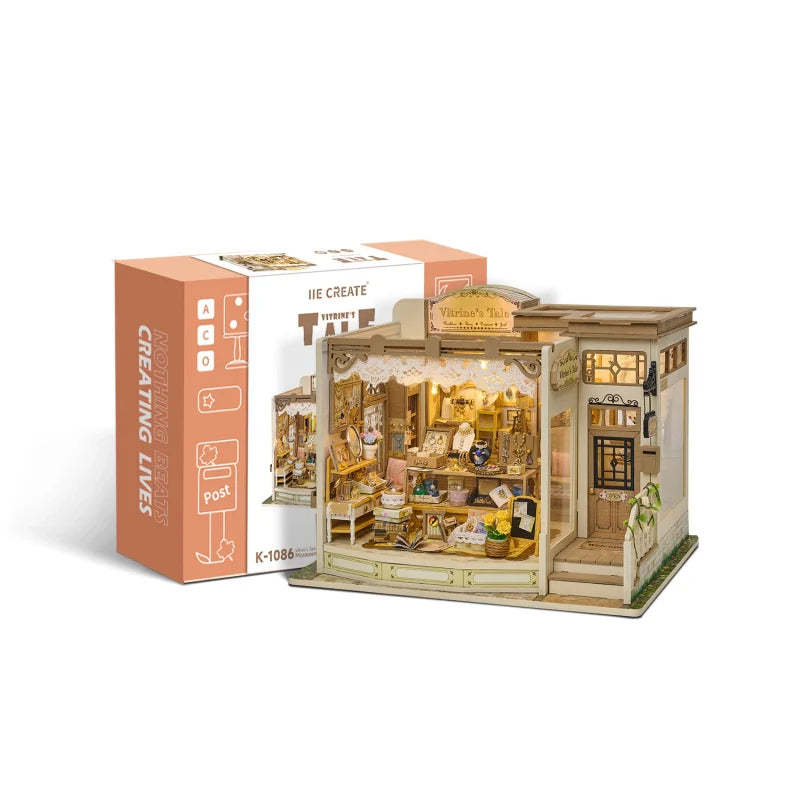 Kit de casa en miniatura Vitrine's Tale