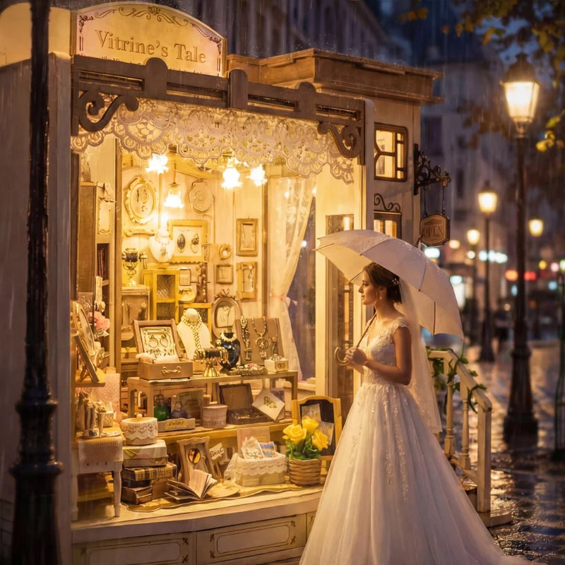 Kit de casa en miniatura Vitrine's Tale