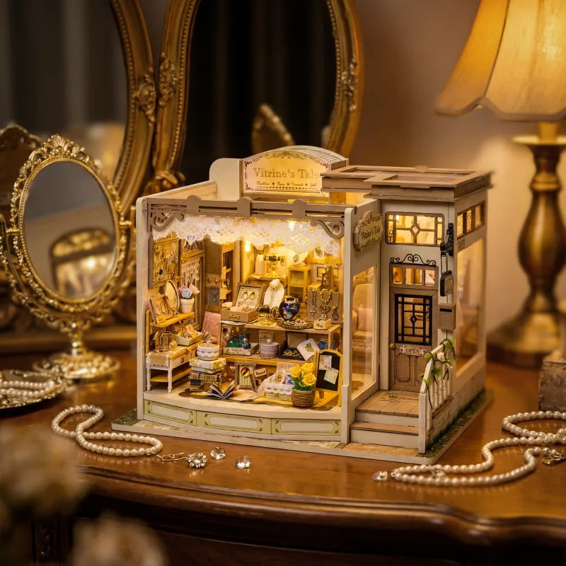 Kit de casa en miniatura Vitrine's Tale
