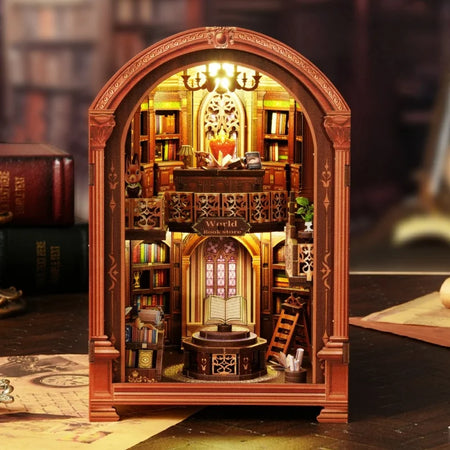 Kit de Book Nook de la librería Wanguo