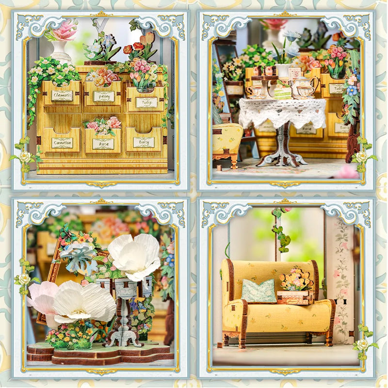 Kit de casa en miniatura Windsor Flower House