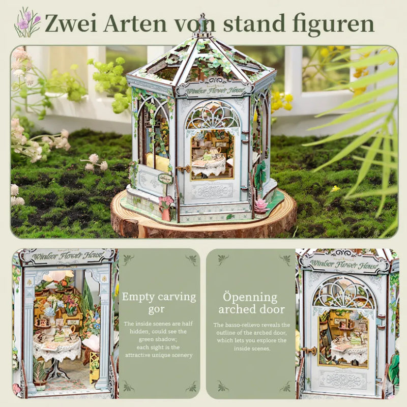 Kit de casa en miniatura Windsor Flower House