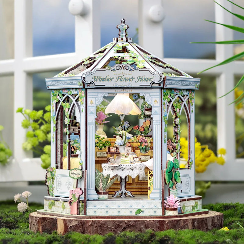 Kit de casa en miniatura Windsor Flower House