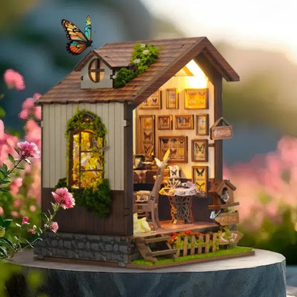 Casa en miniatura - Casa de mariposas