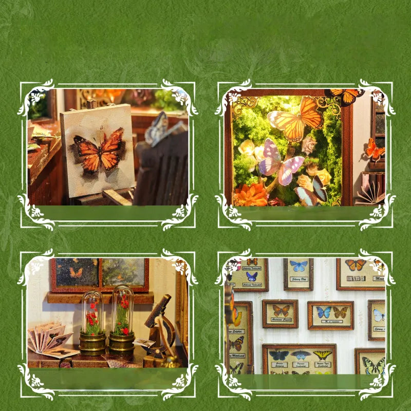 Casa en miniatura - Casa de mariposas