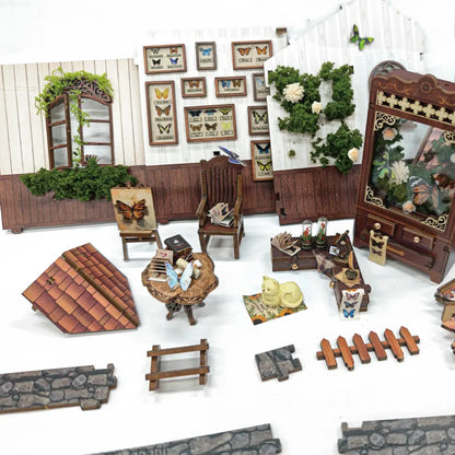 Casa en miniatura - Casa de mariposas