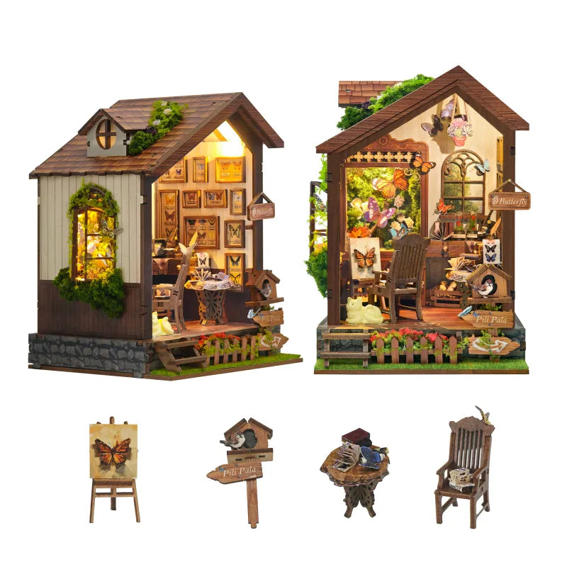 Kit de casa en miniatura Casa de la Mariposa