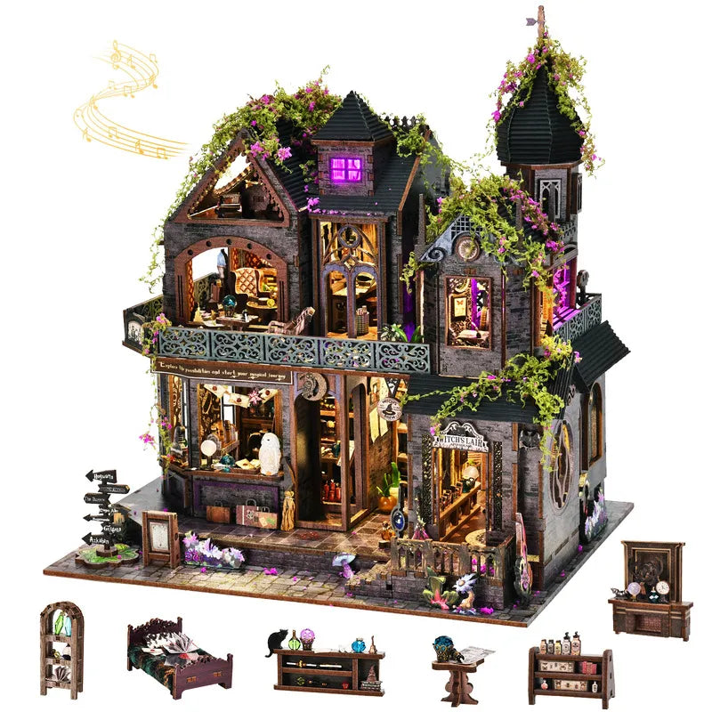 Kit de casa en miniatura Castillo Mágico