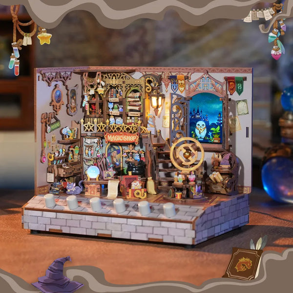Kit de casa en miniatura Magic Shop