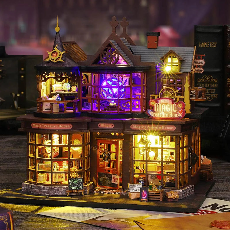 Kit de casa en miniatura Casa del Tesoro Mágico